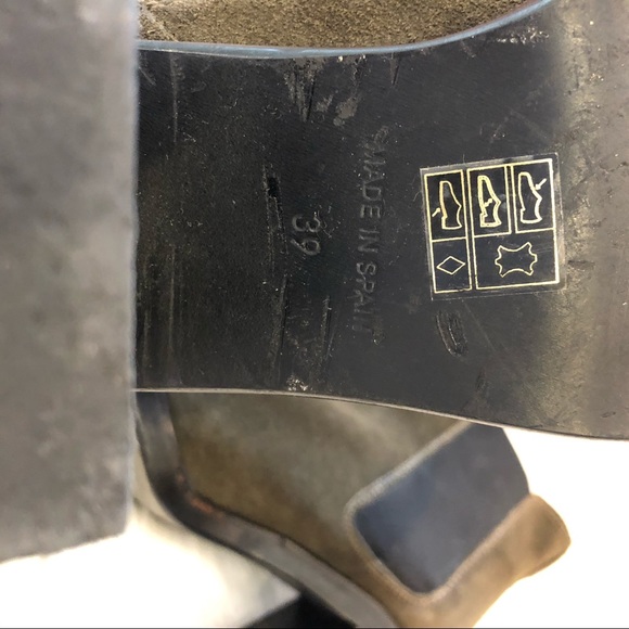 TOPSHOP Missile Olive Green Suede Chelsea Boots - Picture 8 of 15